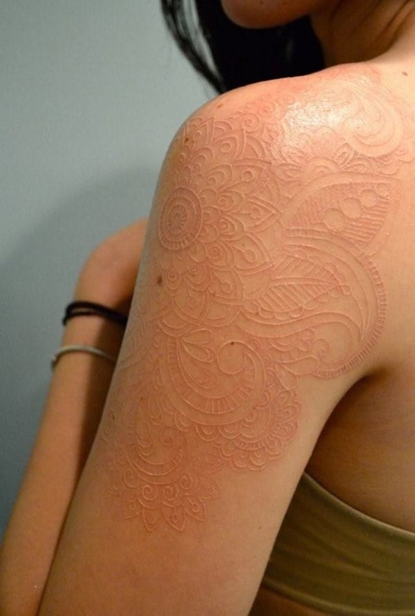 9-White-ink-tattoo-for-women