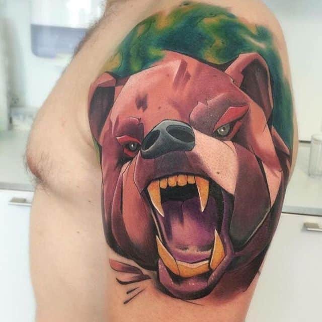 34 Bear Tattoo Ideas for Men  Women in 2023