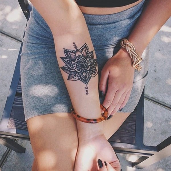 Beautiful-Henna-Arm-Tattoo