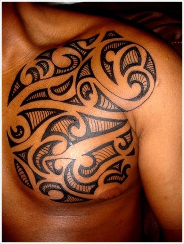 Tattoo sketch maori style for leg or shoulder Vector Image