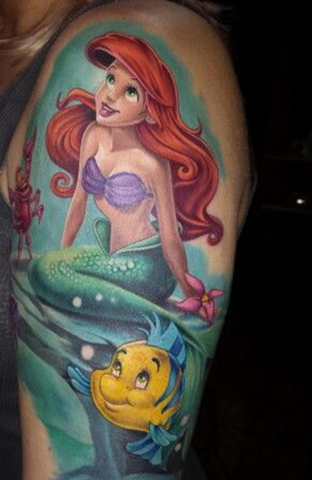 Little Mermaid tattoo by Vika Kiwi  Photo 30459