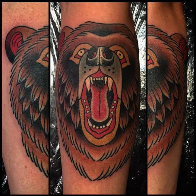 Top 9 Bear Tattoo Designs With Meanings  Styles At Life