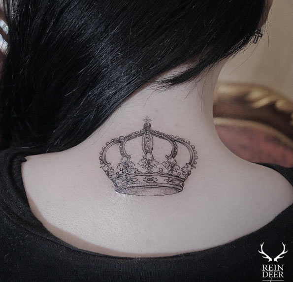 50 King Queen Crown Tattoo Designs With Meaning 2023