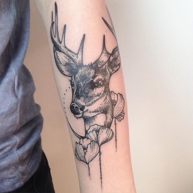 deer tattoos