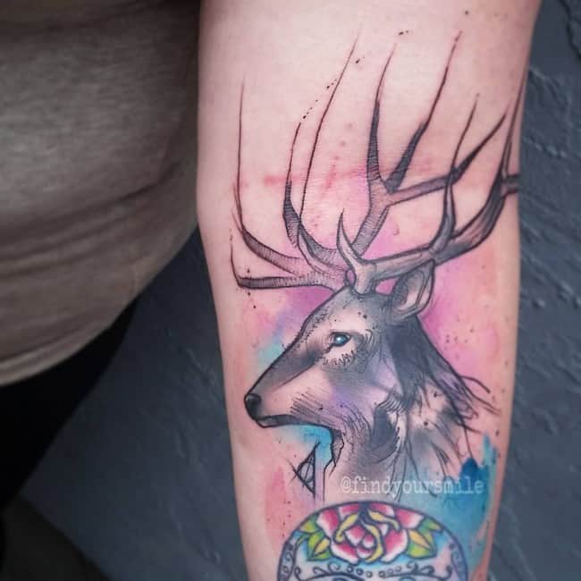 deer tattoos