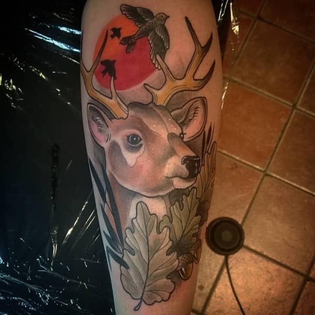  tatouages de cerf 