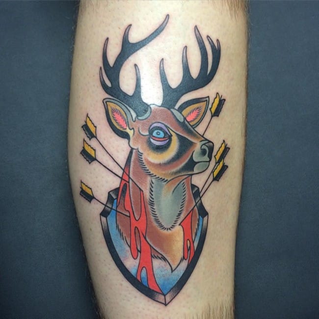  tatouages de cerf 