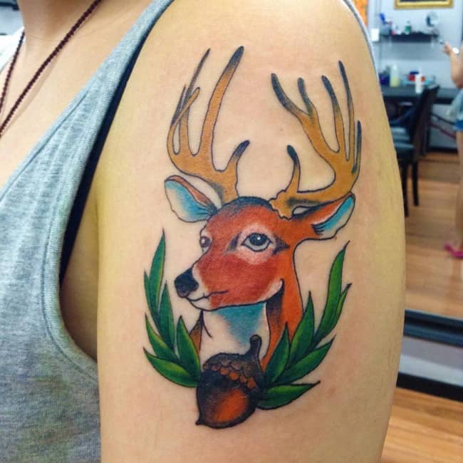  tatouages de cerf 