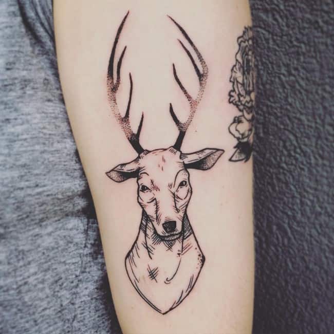  tatouages de cerf 