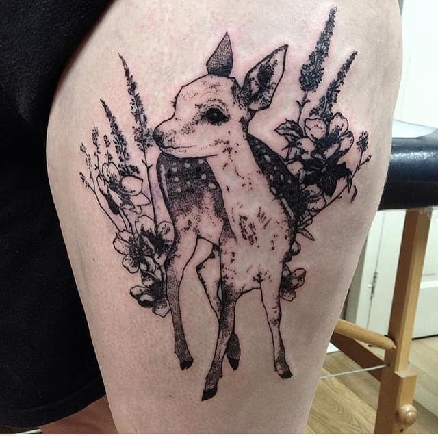 deer tattoos