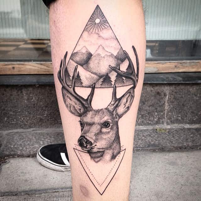  tatouages de cerfs