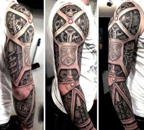 gear-tattoos-for-men