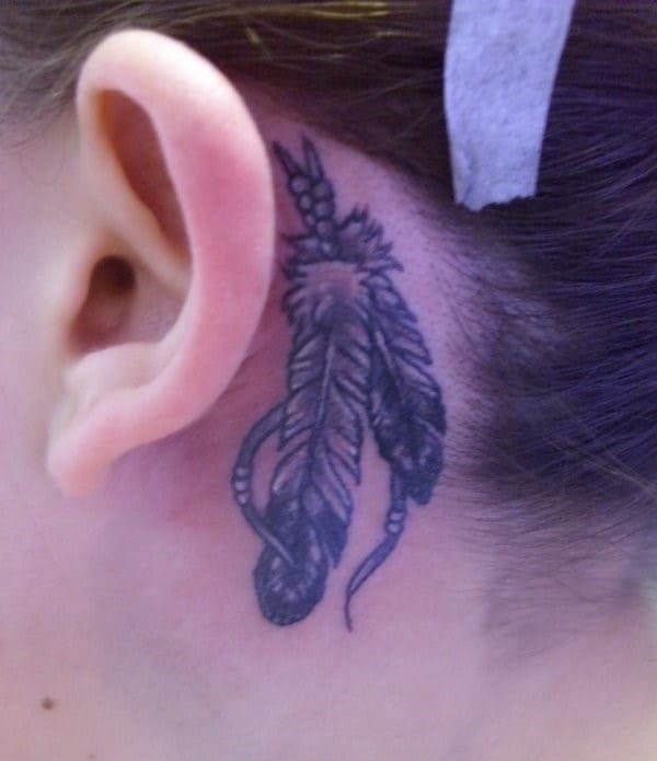 60+ Beautiful Female Feather Tattoo Design Ideas (2021 Updated)  Native  american feather tattoo, Native feather tattoos, Native tattoos