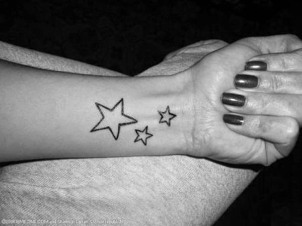 star tattoo desings for girls