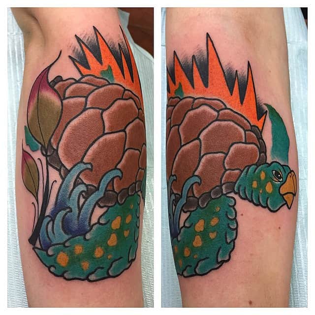 Turtle tattoo Shellback tattoo Tattoos