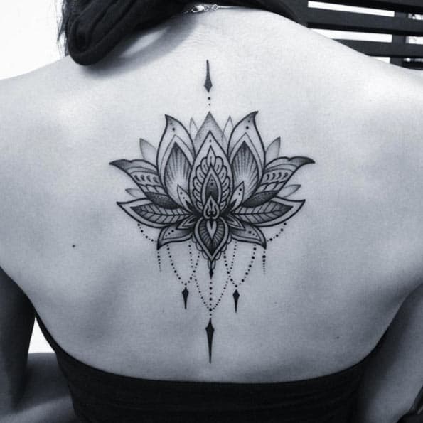 Lotus Flower Tattoo by Nick Hart