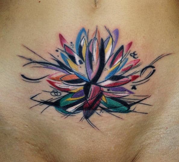 160 Small Lotus Flower Tattoos & Their Meanings (February 2020)