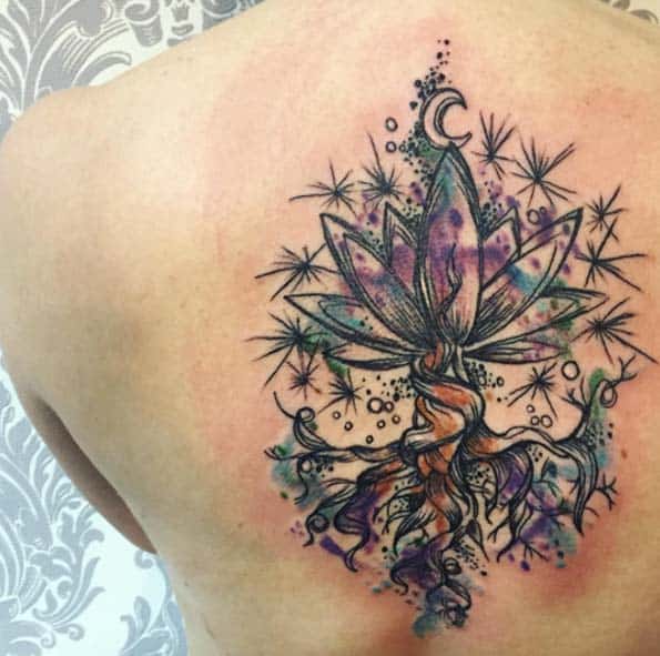 Lotus Life Tattoo by Zdvyhl