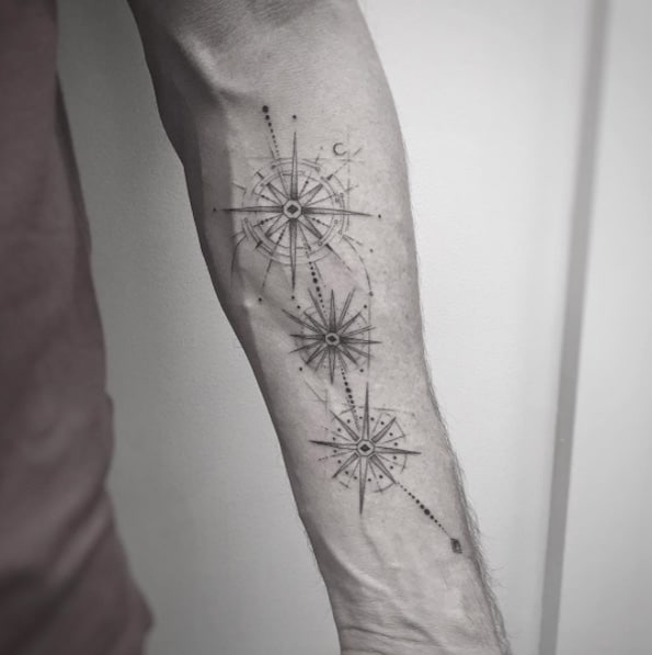 Tattoo uploaded by Muriel  constellation Orion dot dotwork geometric   Tattoodo