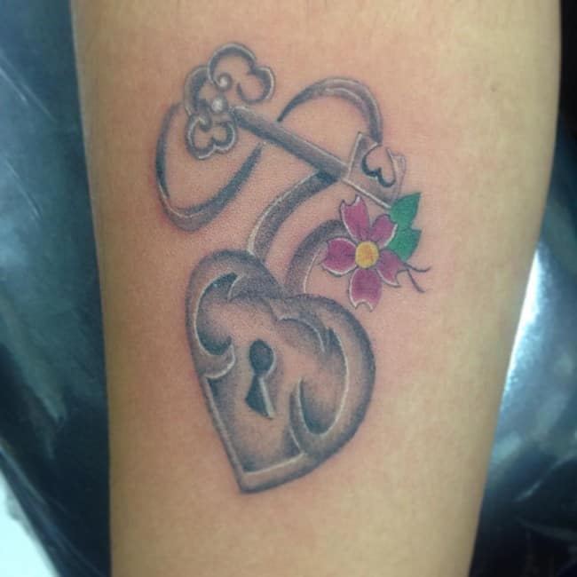 Lock and Key Tattoos (3)