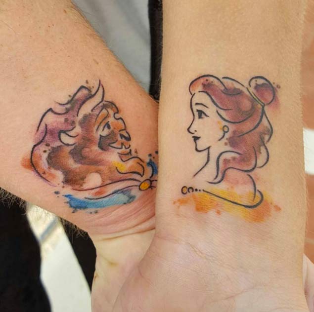250 Cool Matching Tattoos for Couples