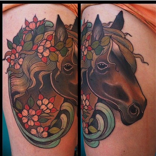 Tattoodo  Horse tattoo Horse tattoo design Small horse tattoo