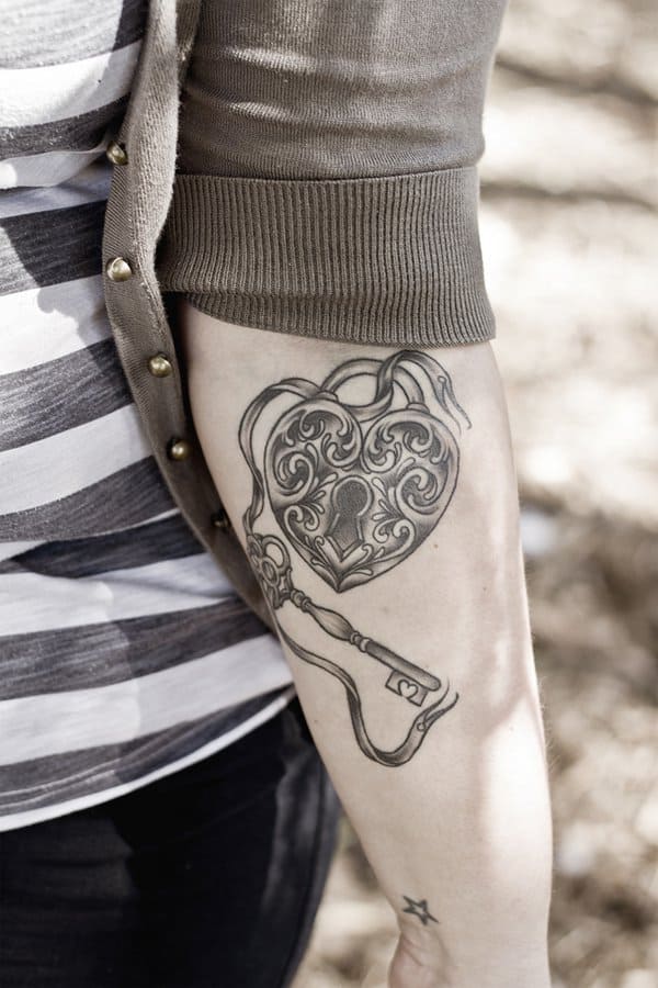 Lock and Key Tattoos