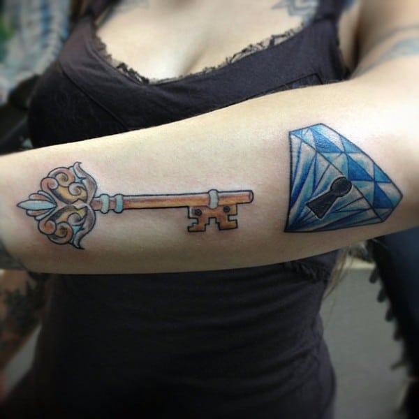 Lock and Key Tattoos