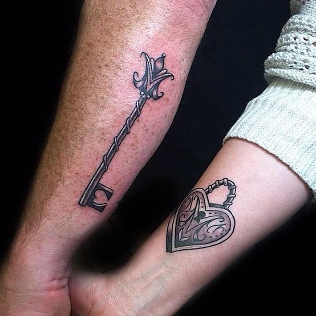 156 Stylish Lock & Key Tattoos & Meanings