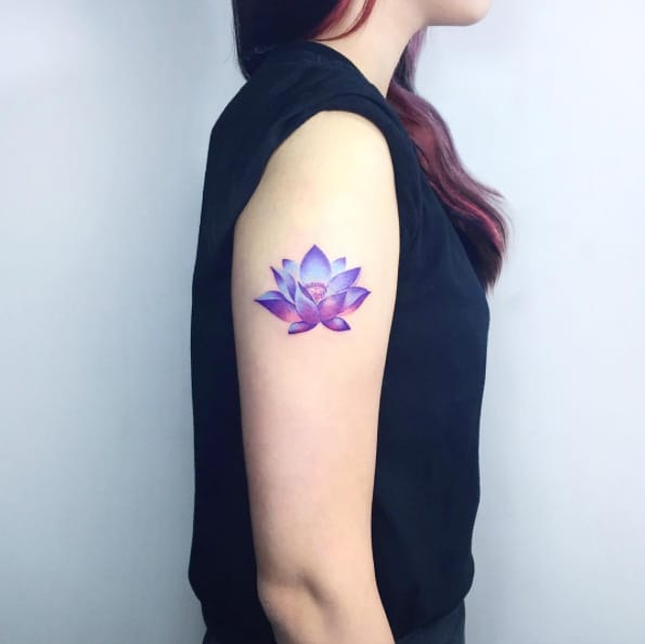 blue lotus tattoo  meaning Martyna Popiel 1s  KickAss Things