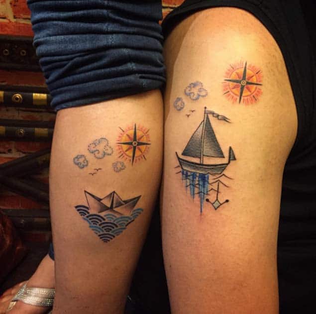 52 Beautiful Compass Tattoos with Meaning