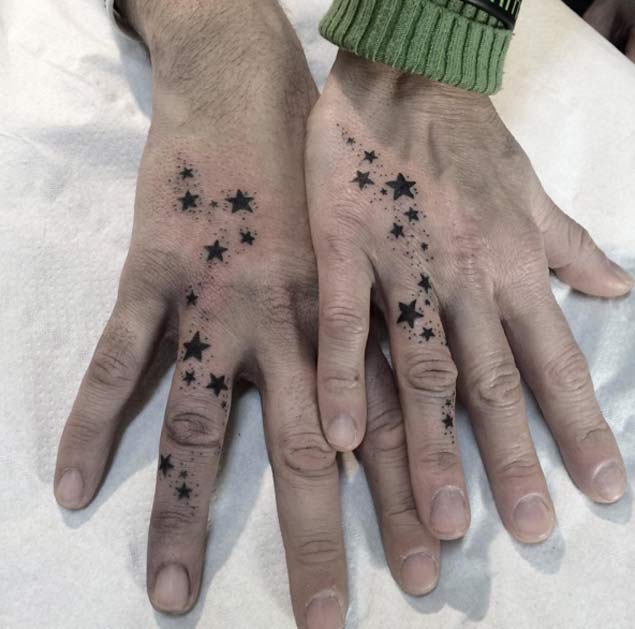 Star Couple Tattoos by Phernandu Nunes 
