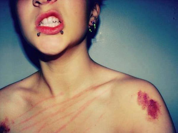 lip piercing snake bites tumblr