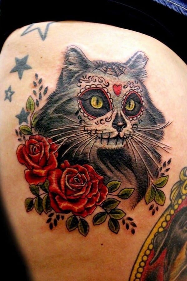 Amazing Sugar Skull Tattoos Images