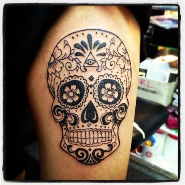 20 Skull and SkeletonTattoo Designs to Consider  POPSUGAR Beauty