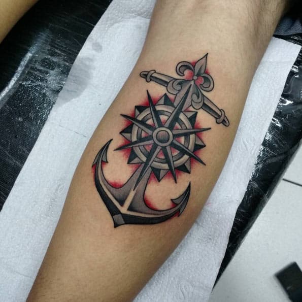 Ashink tattoos  Family Name with anchor tattoo designs Custom design Tattoo  artist Ashwani  Facebook