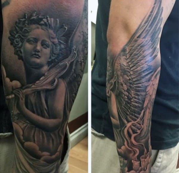 Angel Sleeve Tattoos