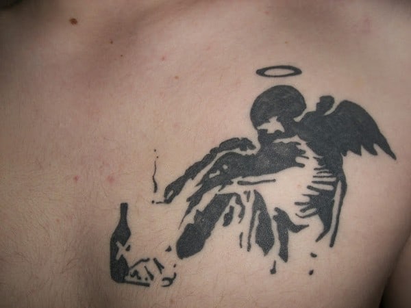 Angel Tattoo For Men