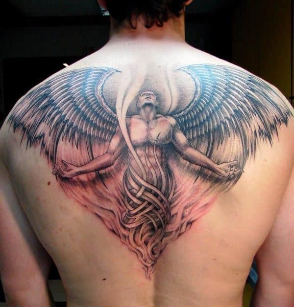 Angel Tattoos Men