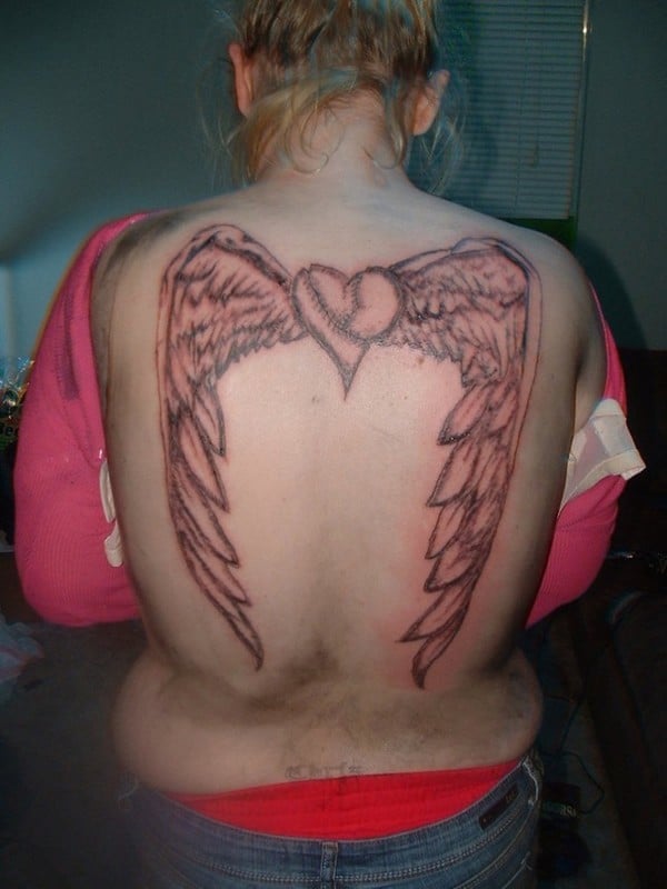 Angel Wings Tattoos For Women