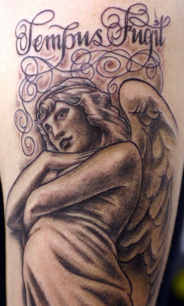 awesome angel tattoo