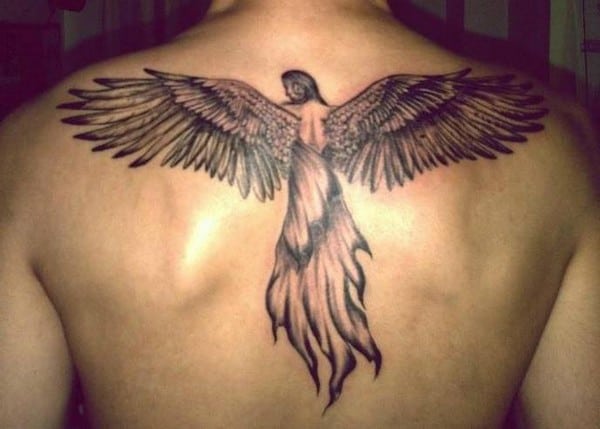 Back Tattoos Angel