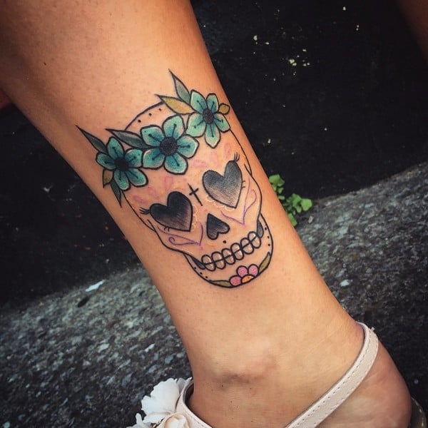 Candy Skull Tattoo Designs