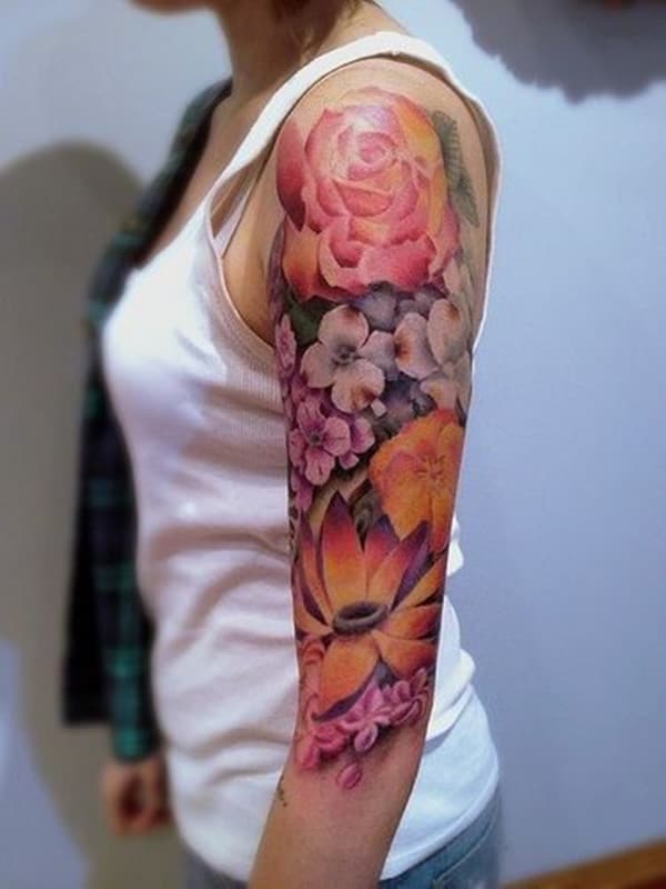 43 Gorgeous Flower Tattoos  Designs You Need in 2021  Glamour