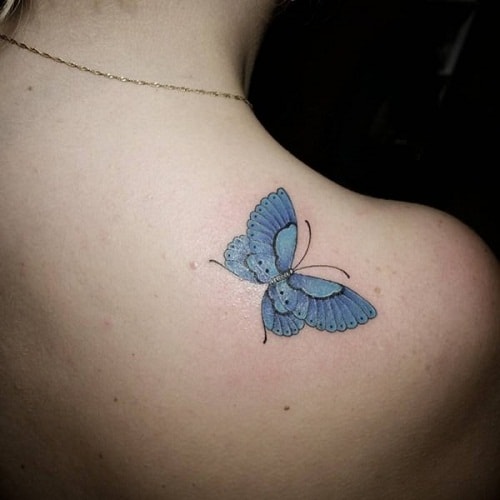 The Deep Meaning of Blue Butterfly Tattoos