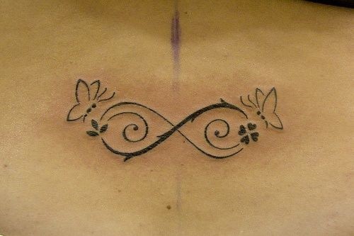 Infinity Butterfly Tattoo