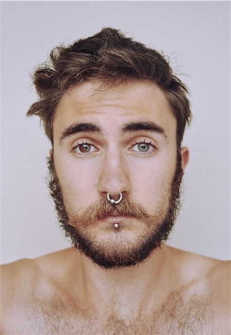 Labret Piercing Men