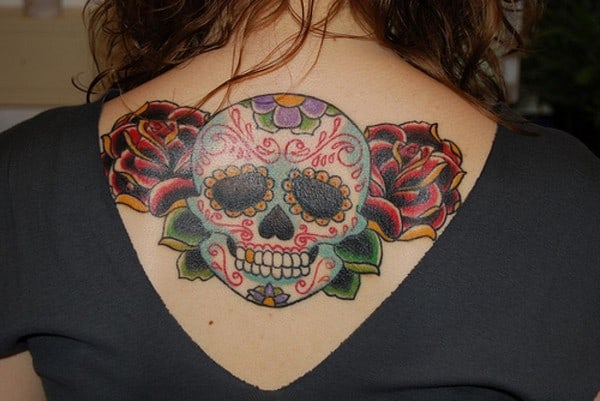 Mexican Sugar Skull Tattoo Designs