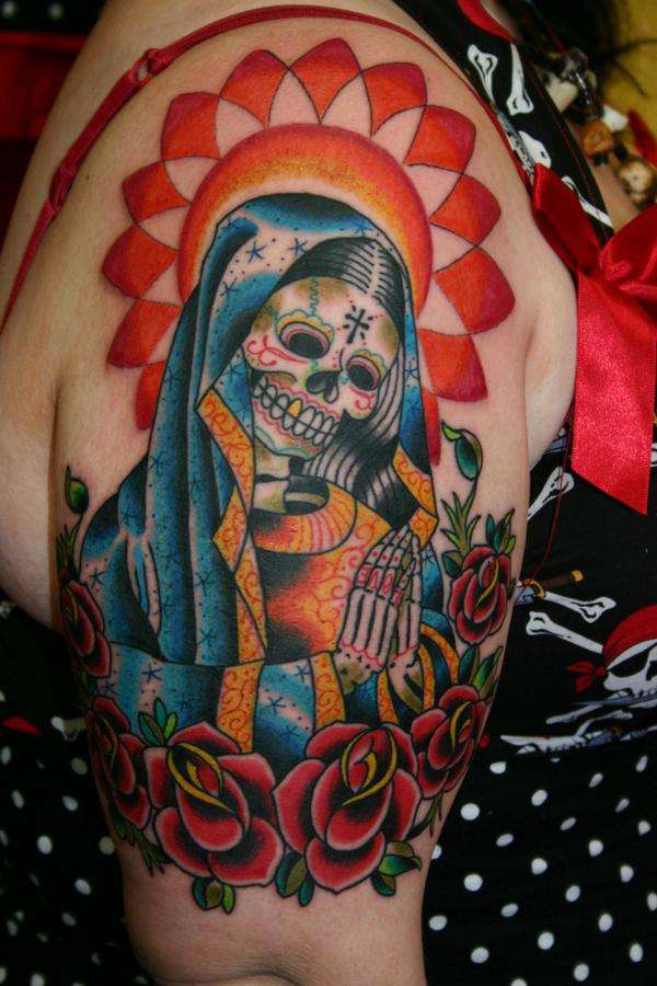 traditional skull tattoos designs