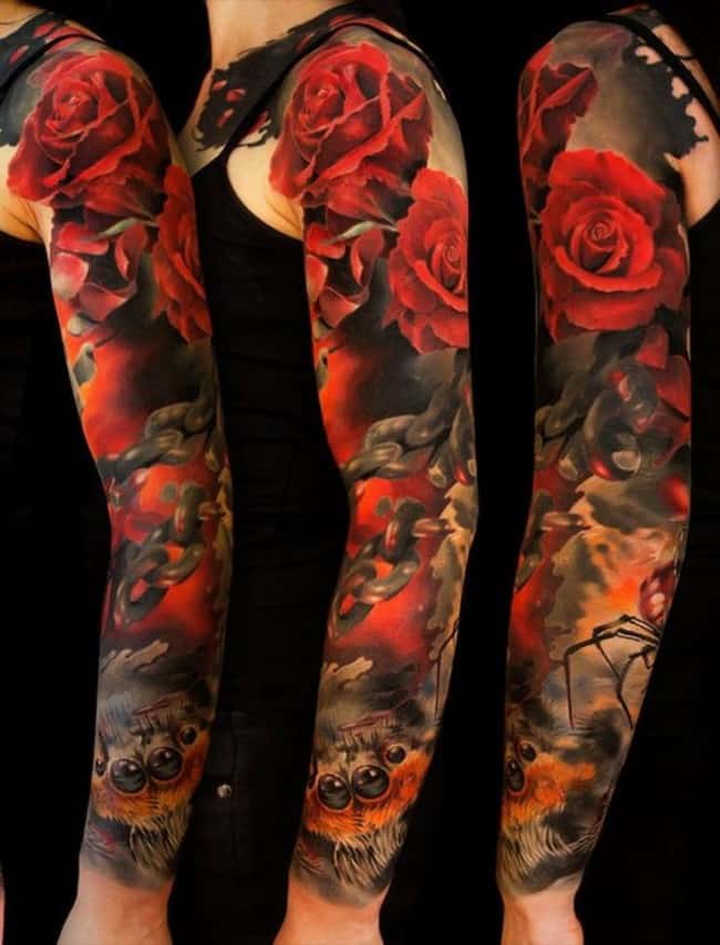 Rose Symbolism Tattoo / Black Rose Tattoo Meanings And Designs In 2020 - Rose tattoos inked with a cross, for example, could represent a relationship with god if that person practices christianity, or a rose and cross tattoo meaning could symbolize a loved one lost.